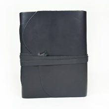 Load image into Gallery viewer, Black Vintage Leather Journal