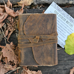 Rustic Leather Vintage Style Journal