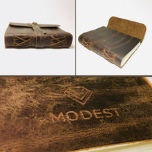 Load image into Gallery viewer,  LEATHER JOURNAL for Women and Men | Soft Rustic Leather | Unlined Thick Paper | Best for Travel Diary & Journals to Write in