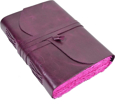 Purple Vintage Leather Journal