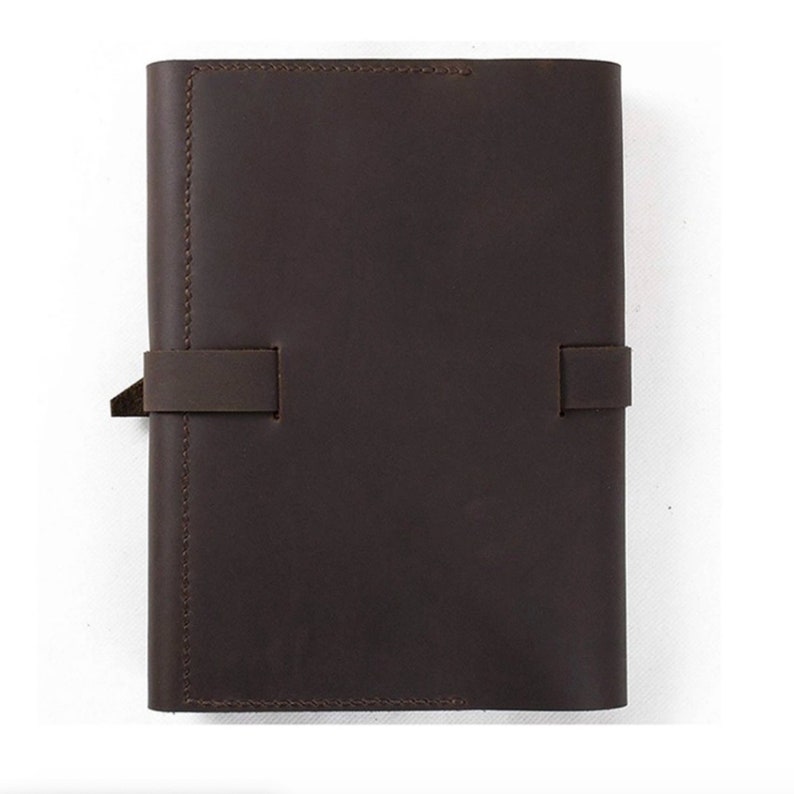 Rustic brown leather journal gift