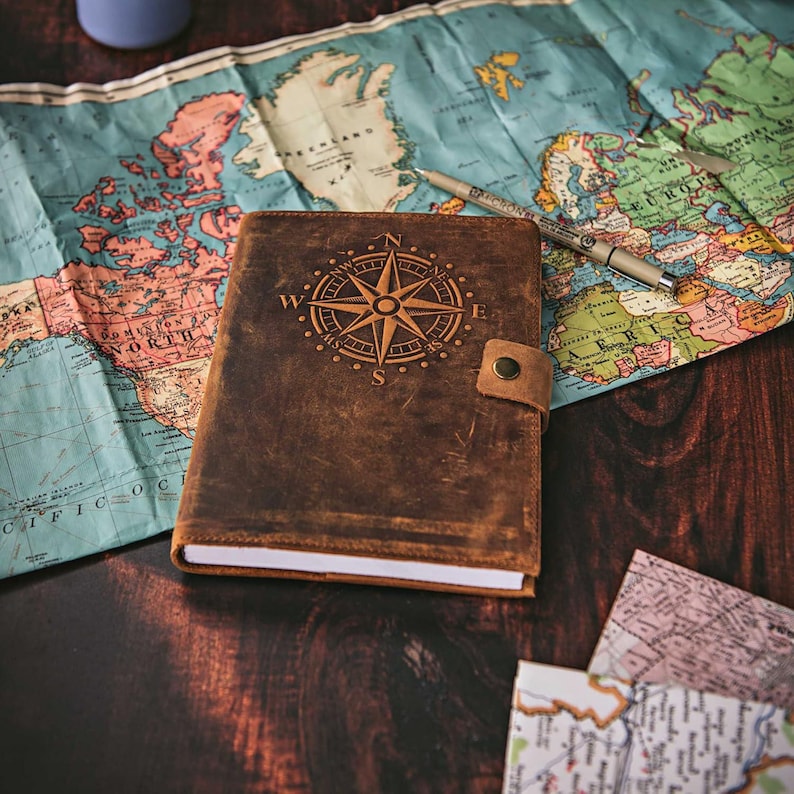 Compass journal pages detail