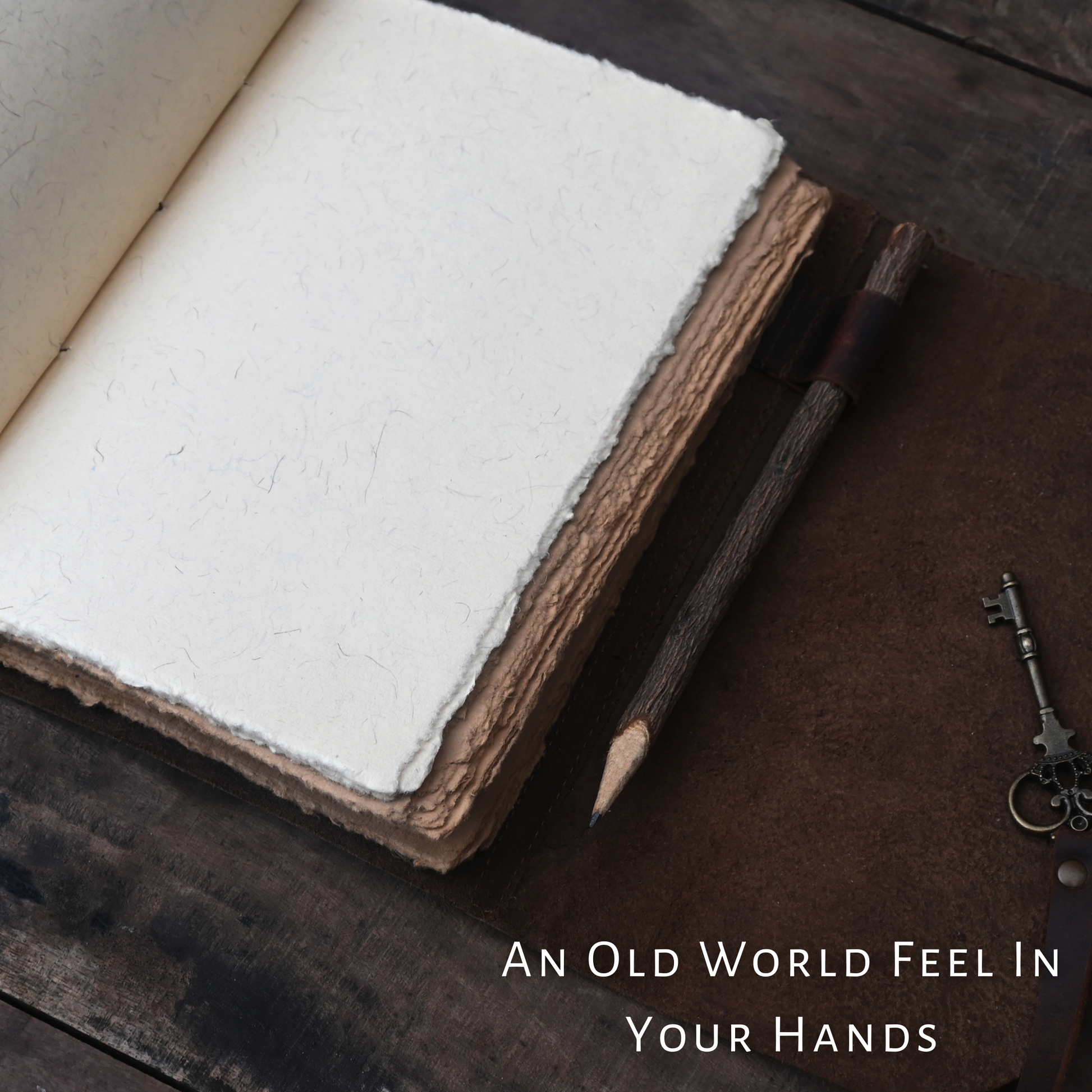 Multi-color leather journal with old world feel