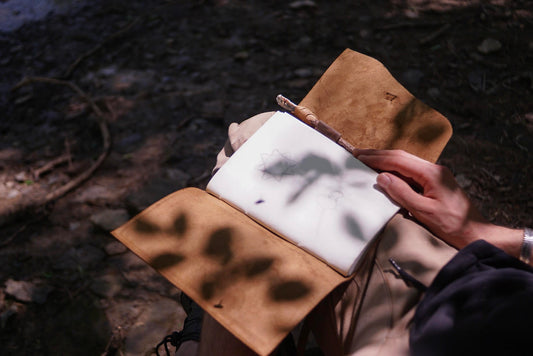  LEATHER JOURNAL for Women and Men | Soft Rustic Leather | Unlined Thick Paper | Best for Travel Diary & Journals to Write in